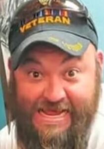 PHOTO Thomas Jacob Sandford Wearing A Veteran Hat