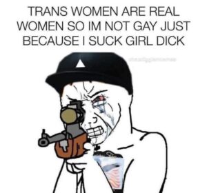 PHOTO Trans Women Are Real Women So I'm Not Gay Tyler Robinson Meme