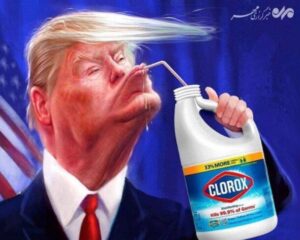 PHOTO TrumpRX Is Just Trump Drinking Clorox Out Of A Bottle With A Straw Meme