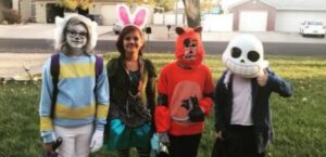 PHOTO Tyler Robinson Before High School Dressing Up For Halloween With His Friends