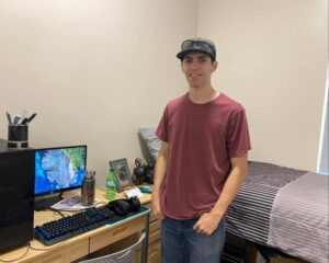PHOTO Tyler Robinson Had Desktop Computer And Twin Bed In His Bedroom