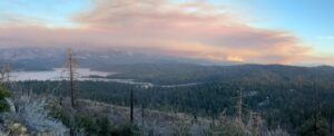 PHOTO View Of Garnet Fire From Stephenson Mountain In California