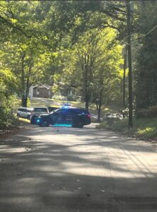 PHOTO Atlanta Police Blocked Off The Road While Derrick Groves Was Arrested