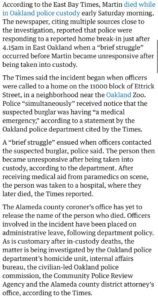 PHOTO Details On How Doug Martin Died During Burglary In Oakland California At 4AM