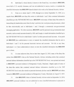 PHOTO John Bolton Regularly Shared Classified Documents With Uncleared Individuals