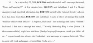 PHOTO John Bolton Was Emailing Classified Information And Then Telling People Hey Look At This