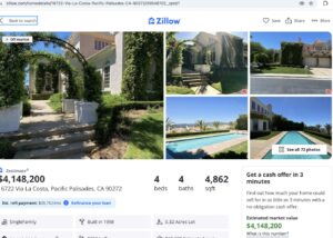 PHOTO The Home In Pacific Palisades Where Jonathan Rinderknecht Lived