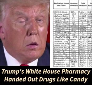 PHOTO Trump's White House Pharamacy Handed Out Drugs Like Candy Meme
