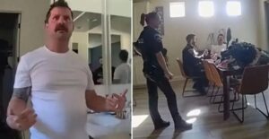 PHOTO Christopher Scholtes Getting Questioned By Police In His House