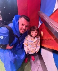 PHOTO Christopher Scholtes Posing For A Picture With His Daughter