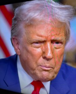 PHOTO Donald Trump Dripping In Sweat On 60 Minutes