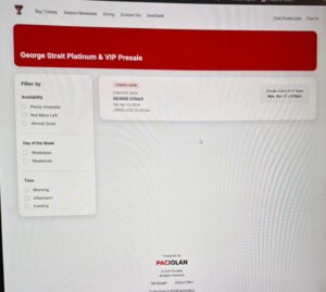 PHOTO George Strait Performing In Lubbock On April 25th