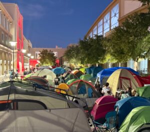 PHOTO Hundreds Of Tents Outside Jones AT&T As Texas Tech Students Camp Out Before BYU Texas Tech Football Game Saturday