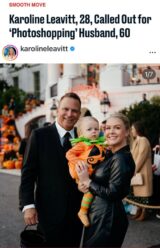 PHOTO Karoline Leavitt Photoshopping Her Older 60 Year Old Husband