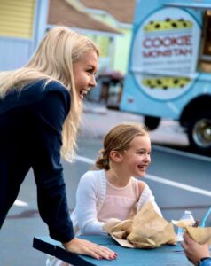 PHOTO Karoline Leavitt Visiting With Kids Who Went To The Cookie Monster Food Truck