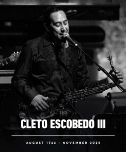PHOTO RIP Cleto Escobedo 1966-2025