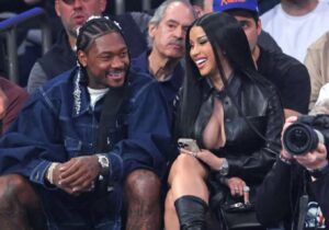 PHOTO Stefon Diggs And Cardi B Courtside At Knicks Game