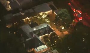 PHOTO Aerial View Of Rob Reiner's Brentwood CA House