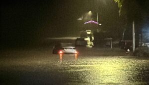 PHOTO Cars Were Trying To Drive Through Redding California Floodwaters