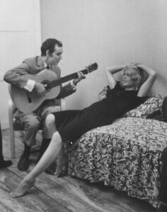 PHOTO Charles Aznavour Serenades Brigitte Bardot