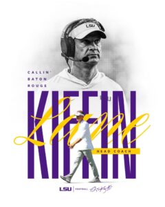 PHOTO LSU Tigers Lane Kiffin Wallpaper
