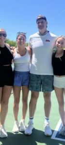 PHOTO Lane Kiffin On The Tennis Court With Some Pretty Ole Miss Ladies