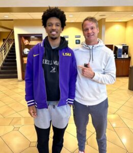PHOTO Lane Kiffin With Carter Bryant Hours After Landing In Baton Rouge Louisiana