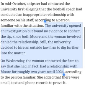 PHOTO Michigan Hired Law Firm To Investigate Sherrone Moore Affair