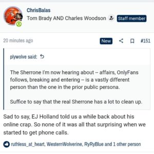 PHOTO Michigan Recruiting Insider EJ Holland Says Players And Staff Were Calling About Sherrone Moore's Online Crap