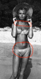 PHOTO People Are Convinced Brigitte Bardot Was A Man Because Of Adonis Belt And Straight Collarbone