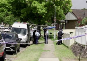 PHOTO Police Posted Outside Suspects House In Syndey AUS