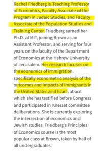PHOTO Rachel Friedberg The Brown University Professor Whose Classroom Was Targeted Was Jewish