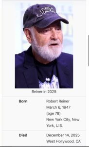 PHOTO Rob Reiner's Death Location Officially Listed As West Hollywood