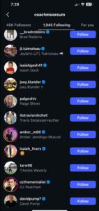 PHOTO Sherrone Moore Is Still Following Paige Shivers On IG After Having Dispute With His Wife At Home