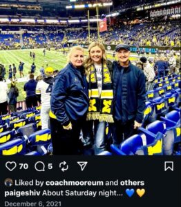 PHOTO Sherrone Moore Liked Paige Shiver's Post 2 Weeks Ago That Only Had 70 Total Likes From 2021