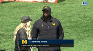 PHOTO Sherrone Moore Looking At Blondie Paige Shiver Like You My Girl