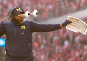 PHOTO Sherrone Moore When A 5’4 Blonde Passes By His Office