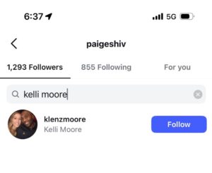 PHOTO Sherrone Moore's Wife And Paige Shivers Were Following Each Other On Instagram