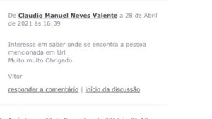 PHOTO Someone Was Searching For A Guy With The Same Name As The Brown Shooter Claudio Manuel Neves Valente On Crowdsourced Message Board