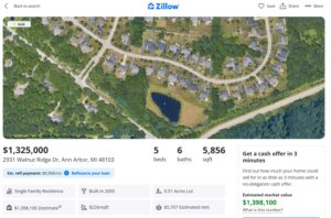 PHOTO Zillow Listing Of Sherrone Moore's House That He Bought For $1.325 Million In 2023