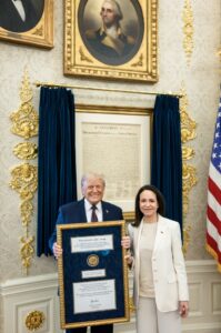 PHOTO Donald Trump With María Corina Machado