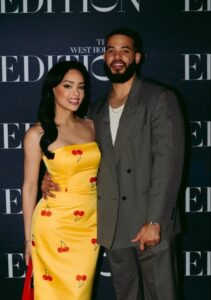 PHOTO Kristy Scott Wearing A Dress With Cherries All Over It