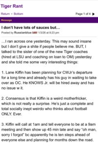PHOTO Lane Kiffin Thinks Only About Football But Shows Up To Meetings 45 Minutes Late He's Schedules