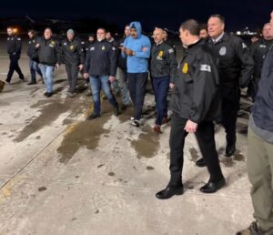 PHOTO Nicolas Maduro Exiting Airport In New York In US Custody