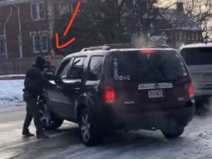 PHOTO Renee Nicole Good Accelerated Towards A Federal Agent In Front Of Her Car