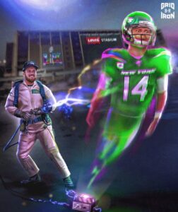 PHOTO Sam Darnold Is Not Seeing Ghosts Anymore Meme
