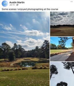 PHOTO Austin Tucker Martin Was Obsessed With Golf Courses