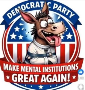 PHOTO Democratic Party Make Mental Institutions Great Again