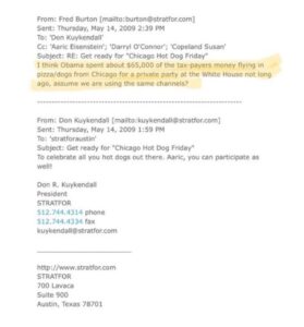 PHOTO Email Proves Barack Obama Spent $65K Flying In Pizza And Hot Dogs From Chicago Illinois
