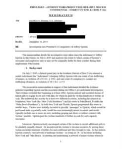 PHOTO Investigation Into Jeffrey Epstein Co-Conspirator Les Wexner Document The DOJ Removed